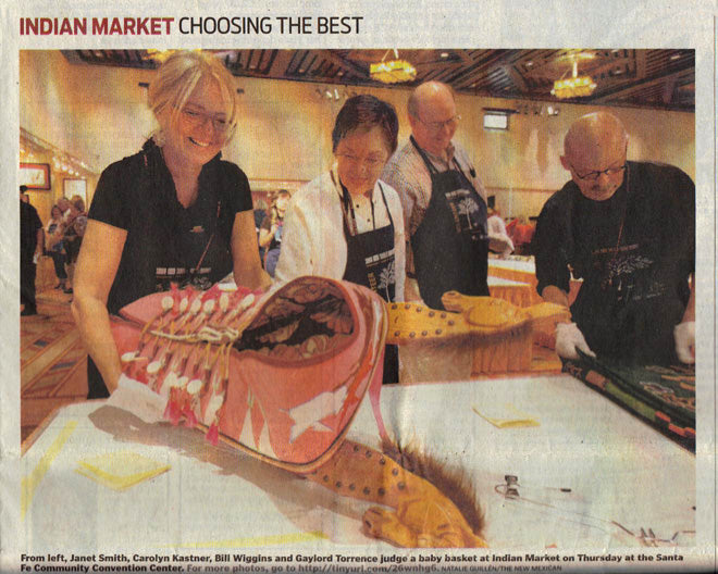 Judging the Santa Fe Indian Market
