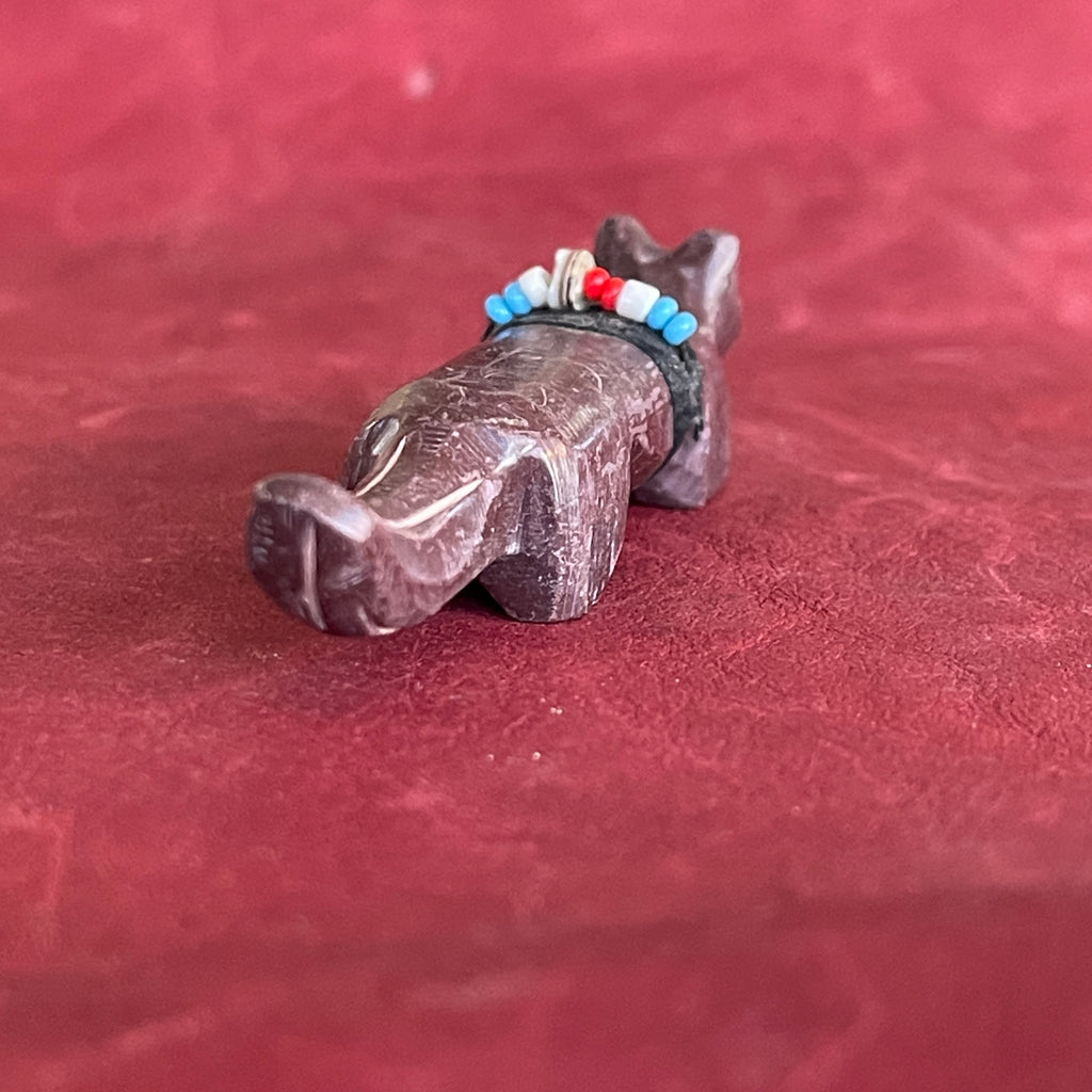 Fox fetish carved with Pipestone (VW171)
