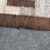 Navajo rug weaving in Eyedazzler style with Whirling Log design - pre 1940s, authentic Native American, handwoven (GM352)
