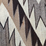 Navajo rug weaving in Eyedazzler style with Whirling Log design - pre 1940s, authentic Native American, handwoven (GM352)