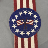 Northern Plains Authentic Native American Beaded Blanket Strip - Late 1900s.  (GM115)