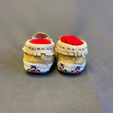 Cheyenne/Arapahoe Authentic Native American Beaded Child's Moccasins, vintage - ca 1930s-40s   (GM75)