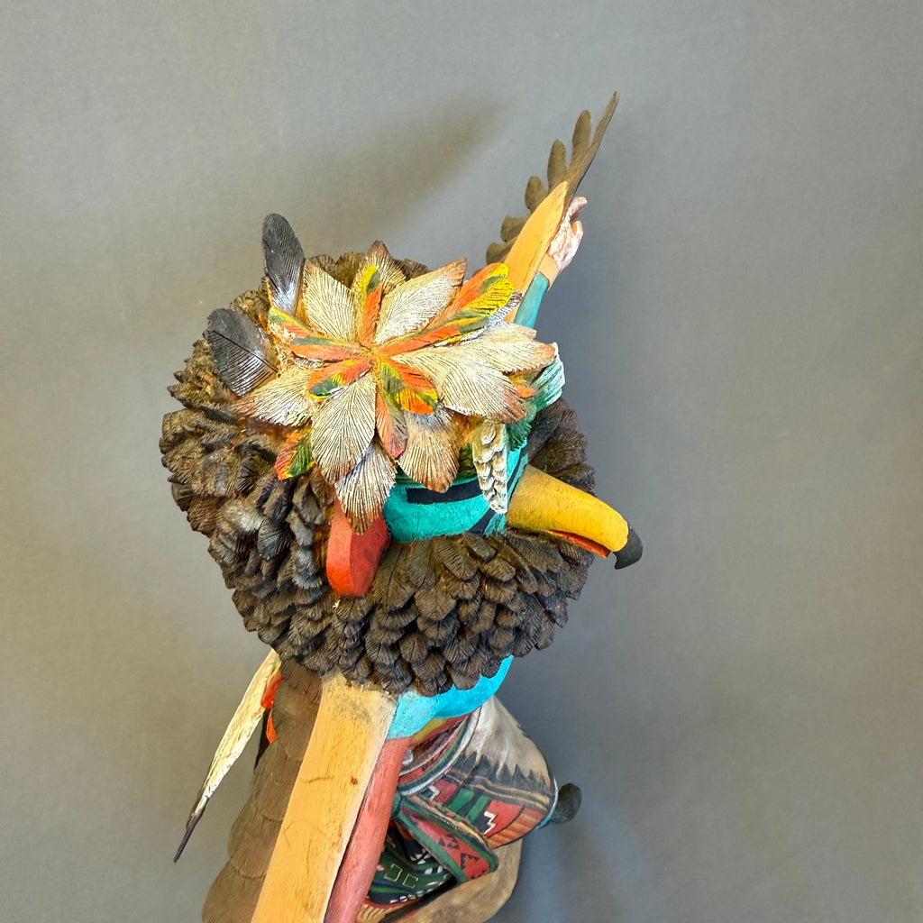 Neil David, Sr. Hopi - Eagle Kachina - 24" wingspan, provenance provided. authentic, hand-carved Hopi Kachina (RS185)