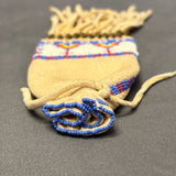 Authentic Lakota Sioux Small Beaded Bag, vintage   GM269