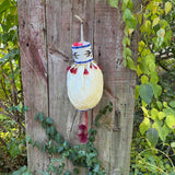 Lakota Sioux Buffalo bladder bag with beadwork by Diana Hudson Miller - one-of-a-kind!