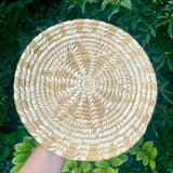 Vintage Tohono Oʼodham (Papago) Split Stitch Basket made from Beargrass Bundles and Yucca Strands (RK68)