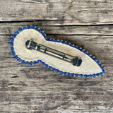 Vintage Native American Hair Barrette with Feather design
