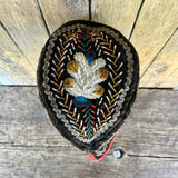 Antique Iroquois/Mohawk Glengarry beaded hat ca. 1860 - excellent condition!