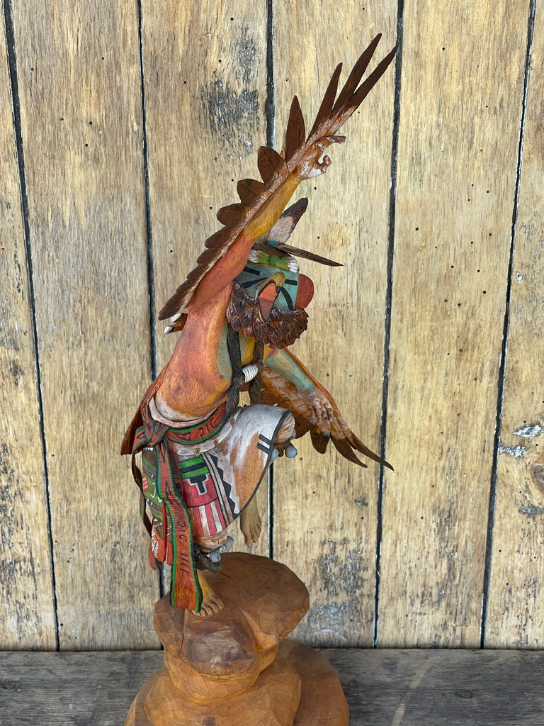 Eagle Kachina by Raymond Chee, Hopi/Navajo - Hopi Eagle Katsina  (RS179)