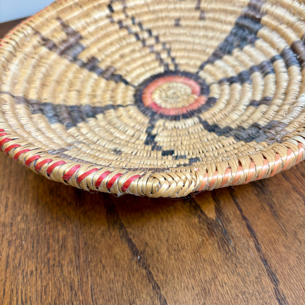 Vintage Ute Coiled Sumac and Willow Basket  (NLC22)