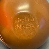 Dolly Naranjo  Vintage Santa Clara Pueblo Handmade Seed Pot with Etched Lizard Design(JM18)