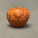 Harriet Tafoya Vintage Santa Clara Pueblo, Handmade Polished and Painted Clay Pot (JM16)