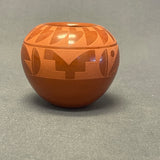 Harriet Tafoya Vintage Santa Clara Pueblo, Handmade Polished and Painted Clay Pot (JM16)