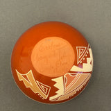 Earlene Youngbird Tafoya, Vintage Santa Clara Pueblo, Handmade Polished and Painted Clay Pot (JM5)