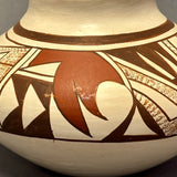 Loretta Navasie, Hopi White Slip Painted Pot  (JM37)