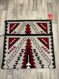 Dralinda Nez Ganado style Navajo rug - large weaving, vintage Native American  (JM117)