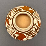 Loretta Navasie, Hopi White Slip Painted Pot  (JM37)