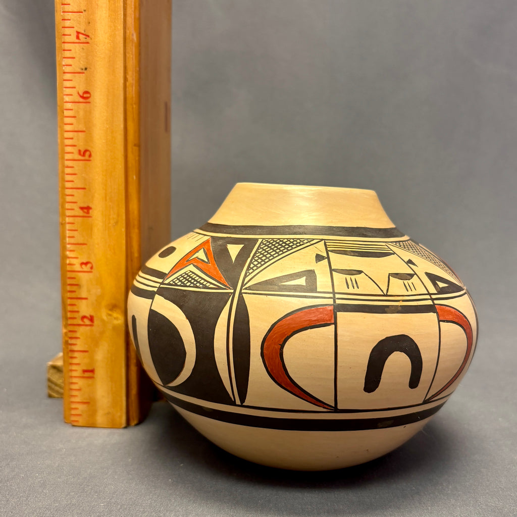 Rayvin Nampeyo, Hopi Painted Pot with Geometric Design  (JM39)