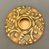 Dee Setalla, Hopi Wide Painted Pot with Pottery Shard Design  (JM44)