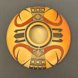 Fawn Garcia Navasie, Hopi Wide Painted Pot with Parrot Design  (JM45)