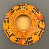 Karen Kahe Charley, Hopi Wide Painted Pot with Geometric Design  (JM49)