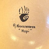 Agnes Setalla Nahsonhoya, Hopi Painted Pot with Bird Design  (JM51)
