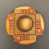 James Nampeyo, Hopi Painted Pot with Parrot Tail Design  (JM55)