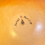 James Nampeyo, Hopi Painted Pot with Parrot Tail Design  (JM55)