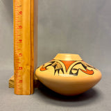Dawn Navasie, Hopi Painted Pot with Parrot Tail Design  (JM56)