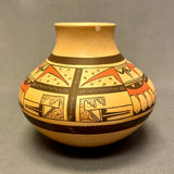 James Nampeyo, Hopi Tall Painted Pot with Eagle Design  (JM59)