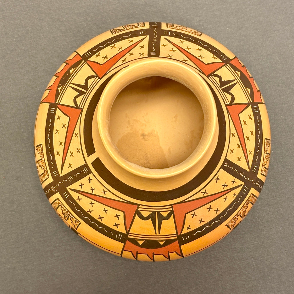 James Nampeyo, Hopi Tall Painted Pot with Eagle Design  (JM59)