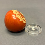 Debra Duwyenie, Santa Clara Pueblo Polished Seed Pot with Etched Avanyu Design (JM63)