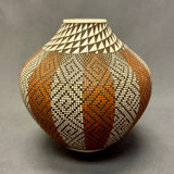 Frederica Antonio Vintage Acoma Pueblo Pot with Painted Eyedazzler Design (JM67)