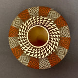 Frederica Antonio Vintage Acoma Pueblo Pot with Painted Eyedazzler Design (JM67)