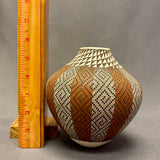 Frederica Antonio Vintage Acoma Pueblo Pot with Painted Eyedazzler Design (JM67)