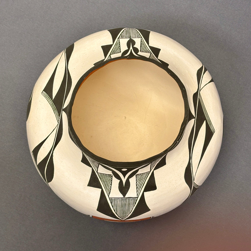 Franklin Peters Vintage Acoma Pueblo Olla with Parrot Design   (JM75)