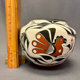 Franklin Peters Vintage Acoma Pueblo Olla with Parrot Design   (JM76)