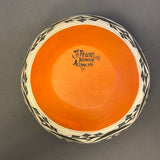 Franklin Peters Vintage Acoma Pueblo Painted Pot with Geometric Design   (JM79)