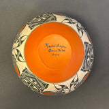 Rachel Aragon Acoma Pueblo Painted Olla with Fertility Design   (JM80)