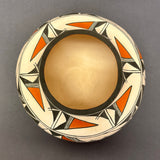 Rachel Aragon Acoma Pueblo Painted Olla with Geometric Design   (JM82)