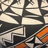 Myron Estevan Vintage Acoma Pueblo Painted Pot with Geometric Design   (JM84)