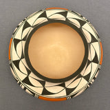 Rachel Aragon Acoma Pueblo Painted Olla with Geometric Design   (JM86)