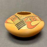 James Nampeyo, Hopi Painted Pot with Parrot Tail Design  (JM127)
