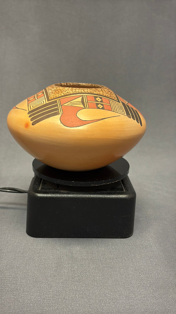 James Nampeyo, Hopi Painted Pot with Parrot Tail Design  (JM127)