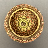 Vintage Wounaan and Embera Basket with Geometric Design, Panama   (JFB7)