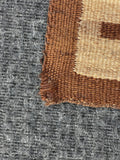 Navajo rug weaving in Eyedazzler style with Whirling Log design - pre 1940s, authentic Native American, handwoven (GM352)