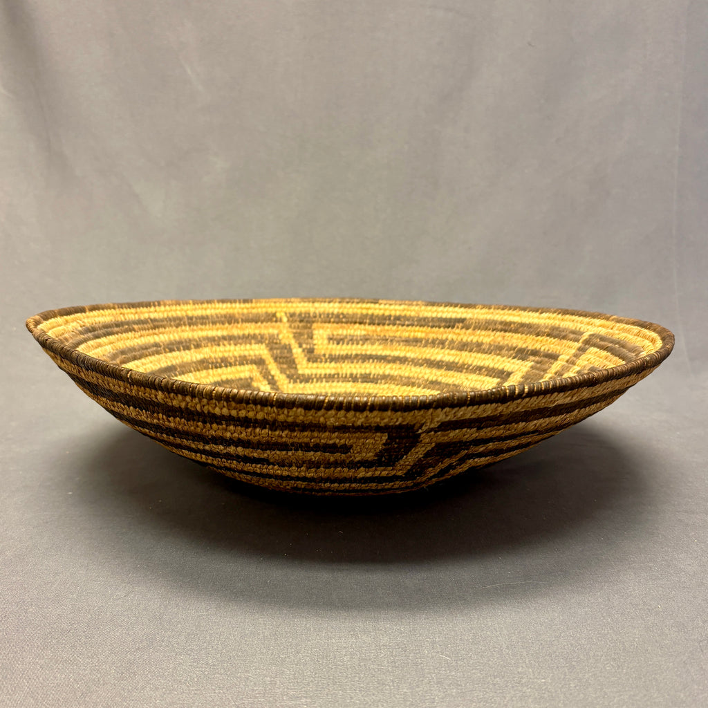 Vintage Pima Coiled Basket, authentic Native American  (JFB11)