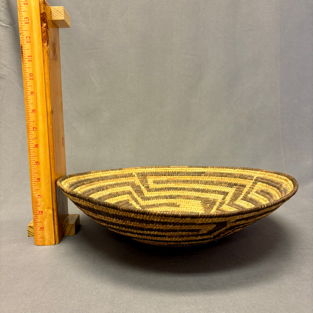 Vintage Pima Coiled Basket, authentic Native American  (JFB11)