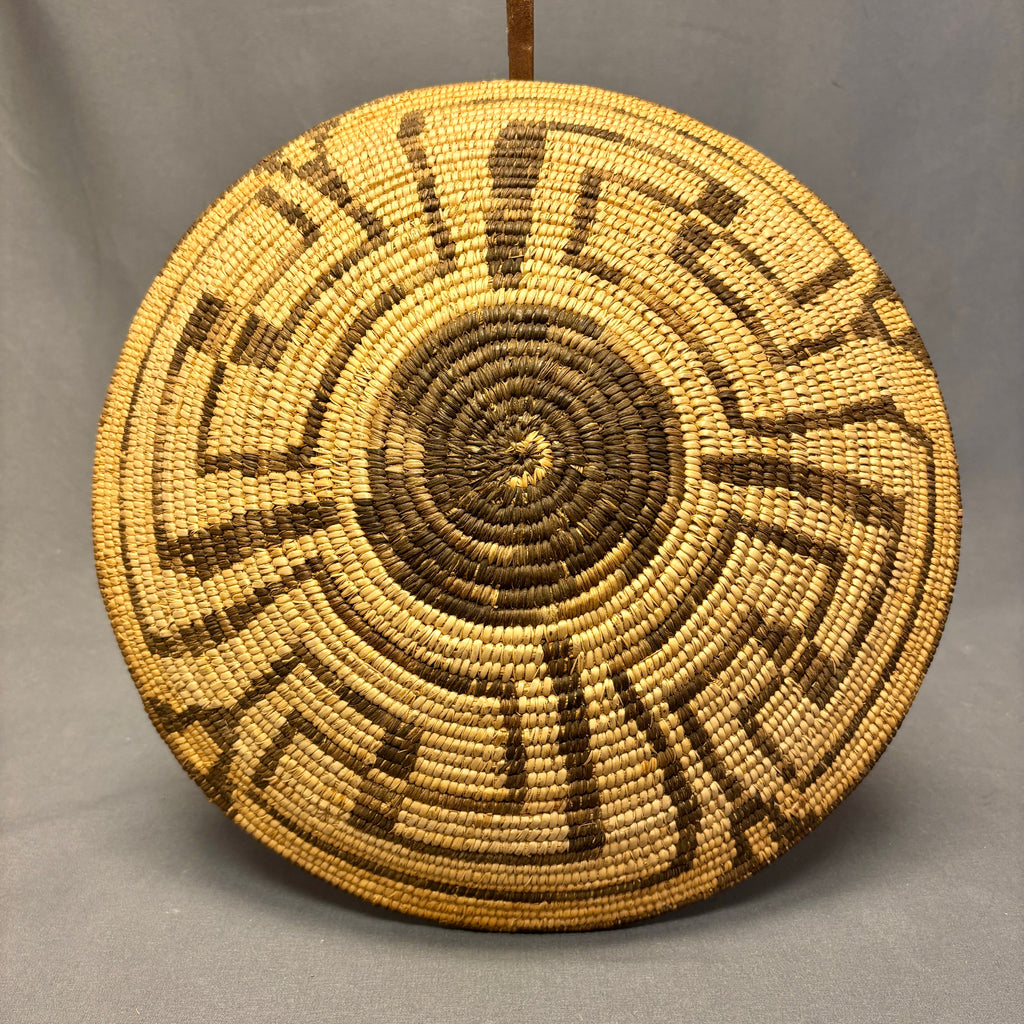 Vintage Pima Coiled Basket, authentic Native American  (JFB21)