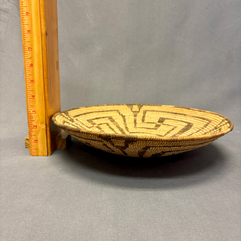 Vintage Pima Coiled Basket, authentic Native American  (JFB21)